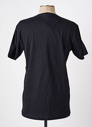 Tricou broderie mâneci scurte negru CAMBERABERO bărbat