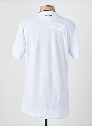 Tricou broderie mâneci scurte alb CAMBERABERO bărbat