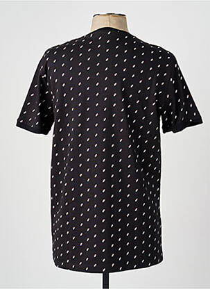 Tricou croială dreaptă mâneci scurte negru CAMBERABERO bărbat