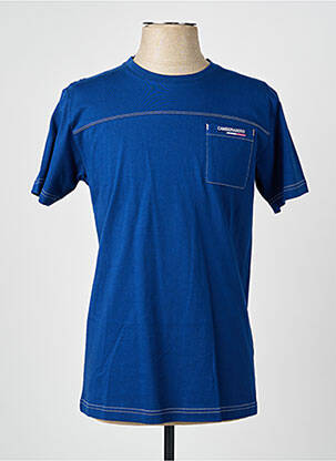 Tricou elasticitate mâneci scurte albastru CAMBERABERO bărbat