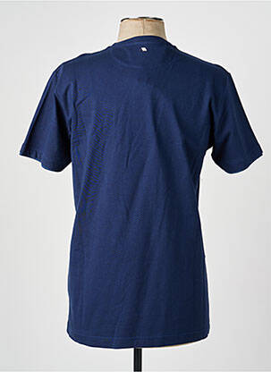 Tricou croială dreaptă mâneci scurte albastru CAMBERABERO bărbat