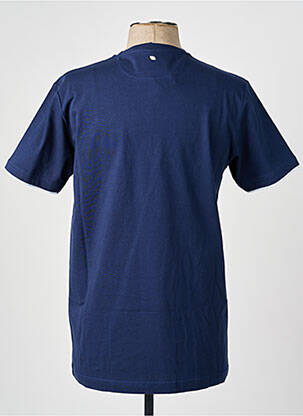Tricou croială dreaptă mâneci scurte albastru CAMBERABERO bărbat