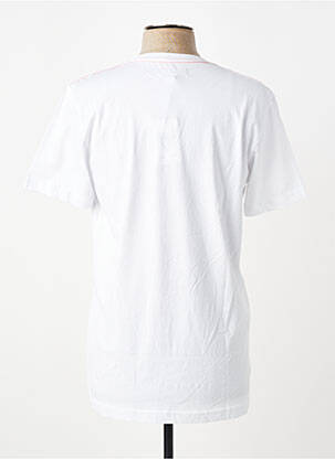 Tricou elasticitate mâneci scurte alb CAMBERABERO bărbat