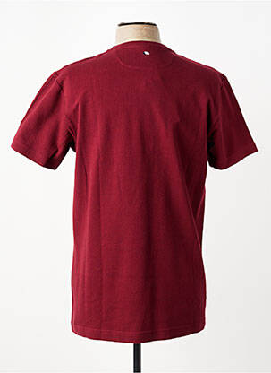 Tricou elasticitate mâneci scurte roșu CAMBERABERO bărbat