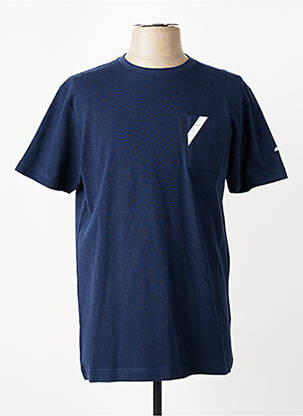 Tricou elasticitate mâneci scurte albastru CAMBERABERO bărbat