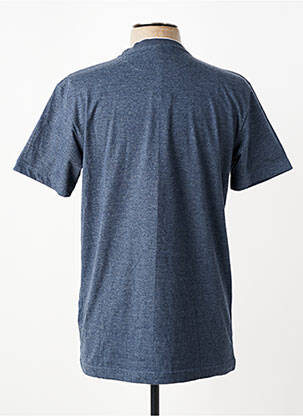 Tricou broderie mâneci scurte albastru CAMBERABERO bărbat