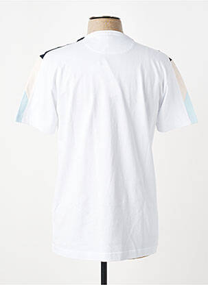 Tricou broderie mâneci scurte alb CAMBERABERO bărbat