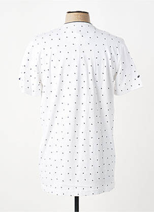 Tricou elasticitate mâneci scurte alb CAMBERABERO bărbat