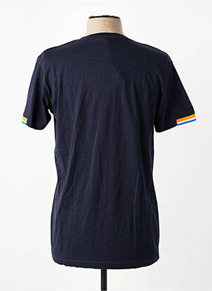 Tricou croială dreaptă mâneci scurte albastru CAMBERABERO bărbat