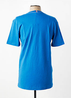 Tricou broderie mâneci scurte albastru CAMBERABERO bărbat