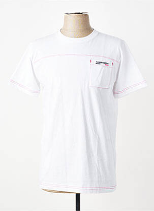 Tricou elasticitate mâneci scurte alb CAMBERABERO bărbat