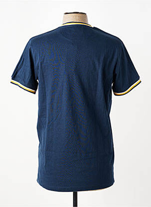Tricou croială dreaptă mâneci scurte albastru CAMBERABERO bărbat
