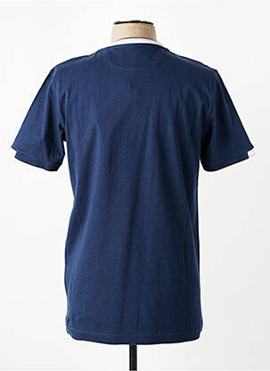 Tricou broderie mâneci scurte albastru CAMBERABERO bărbat
