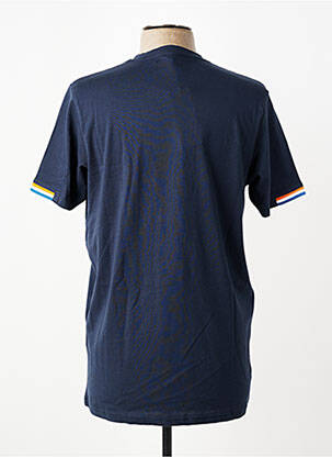 Tricou croială cambrată mâneci scurte albastru CAMBERABERO bărbat