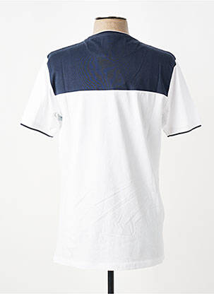 Tricou broderie mâneci scurte alb CAMBERABERO bărbat