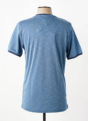 Tricou croială cambrată mâneci scurte albastru CAMBERABERO bărbat