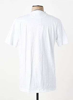 Tricou broderie mâneci scurte alb CAMBERABERO bărbat