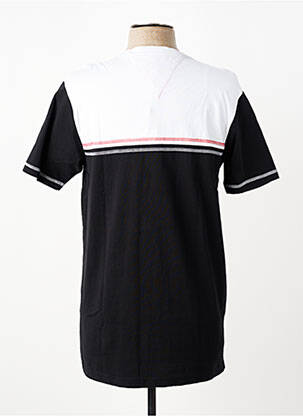 Tricou broderie mâneci scurte negru CAMBERABERO bărbat