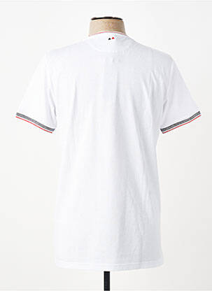 Tricou broderie mâneci scurte alb CAMBERABERO bărbat