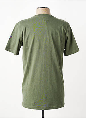 Tricou croială cambrată mâneci scurte verde CAMBERABERO bărbat