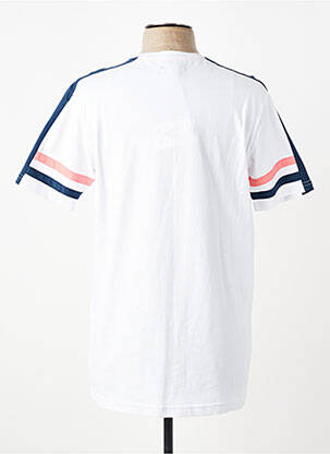 Tricou broderie mâneci scurte alb CAMBERABERO bărbat