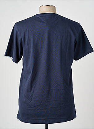 Tricou croială dreaptă mâneci scurte albastru CAMBERABERO bărbat