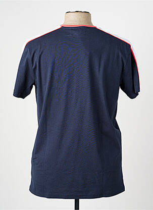 Tricou croială dreaptă mâneci scurte albastru CAMBERABERO bărbat