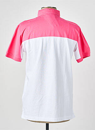Tricou broderie mâneci scurte roz CAMBERABERO bărbat