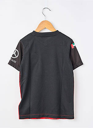 Tricou sport fotbal mâneci scurte negru NIKE băiat