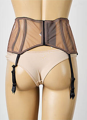 Corset/jartieră cu armatură maro AUBADE femeie
