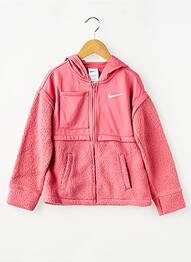 Polar mâneci lungi roz NIKE fată
