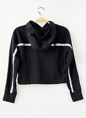Hanorac cu glugă croială dreaptă mâneci lungi negru NIKE fată