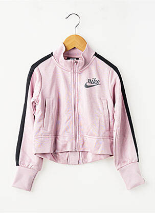 Jachete casual croială dreaptă roz NIKE fată