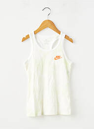 Maiou croială cambrată fără mâneci verde NIKE fată