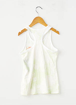 Maiou croială cambrată fără mâneci verde NIKE fată
