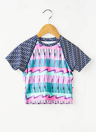 Tricou croială cambrată mâneci scurte albastru NIKE fată