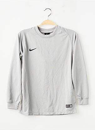 Tricou mâneci lungi mâneci lungi gri NIKE băiat
