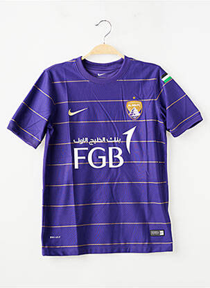 Tricou sport fotbal mâneci scurte violet NIKE băiat