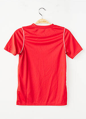 Tricou croială dreaptă mâneci scurte roșu NIKE băiat