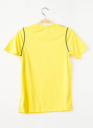 Tricou croială dreaptă mâneci scurte galben NIKE băiat