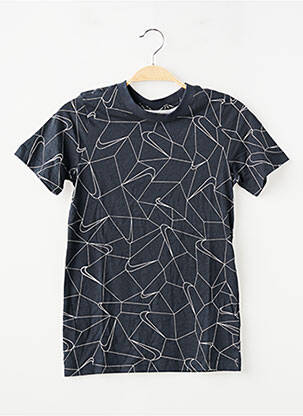 Tricou croială dreaptă mâneci scurte negru NIKE băiat