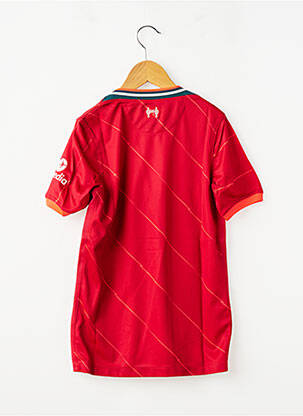 Tricou sport fotbal mâneci scurte roșu NIKE băiat