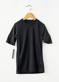 Tricou croială dreaptă mâneci scurte negru NIKE băiat