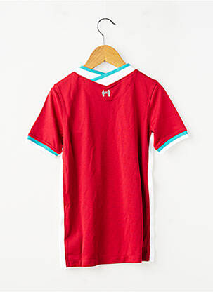 Tricou serigrafie flockată mâneci scurte roșu NIKE băiat