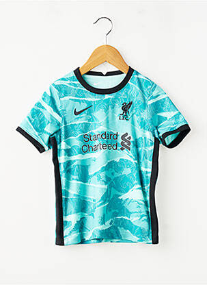 Tricou sport fotbal mâneci scurte verde NIKE băiat