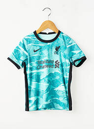Tricou serigrafie flockată mâneci scurte verde NIKE băiat