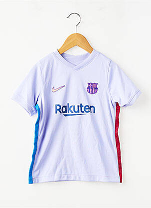 Tricou sport fotbal mâneci scurte violet NIKE băiat