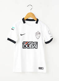Tricou serigrafie flockată mâneci scurte alb NIKE băiat
