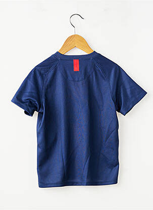 Tricou serigrafie flockată mâneci scurte albastru NIKE băiat