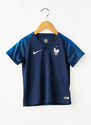 Tricou croială dreaptă mâneci scurte albastru NIKE băiat